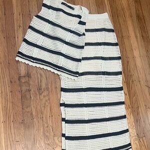 Crochet Matching Set -skirt and top Set